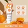 Orange Exfoliante Gel Scrub,Deep Cleansing Moisturizing Facial Exfoliator gel,Skin Care Scrub Peeling Gel for Face and Body,Orange Enzymes Exfoliatings Gels,Pore Peeling Scrub(2pcs) view 2