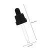 Veemoon 15pcs Essential Oil Bottle Droppers with Safe Press-rotate Plastic Caps, Compatible with 15ml 64mm Glass Bottles for Aromatherapy and Cosmetic Use view 2