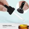 Veemoon 15pcs Essential Oil Bottle Droppers with Safe Press-rotate Plastic Caps, Compatible with 15ml 64mm Glass Bottles for Aromatherapy and Cosmetic Use view 4