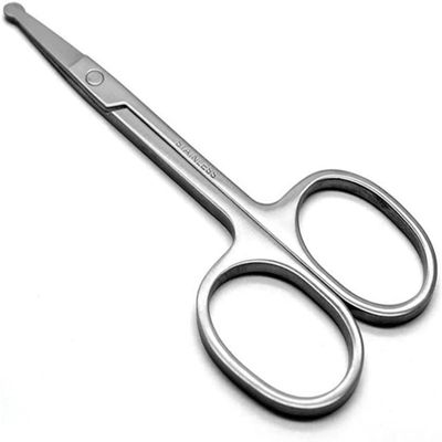 Scissors For Facial Hair Men Women Scissors Nose Scissors Stainless Steel Mustache Mustache Trimmer For Cutting Fine Hair Details Handy and professional