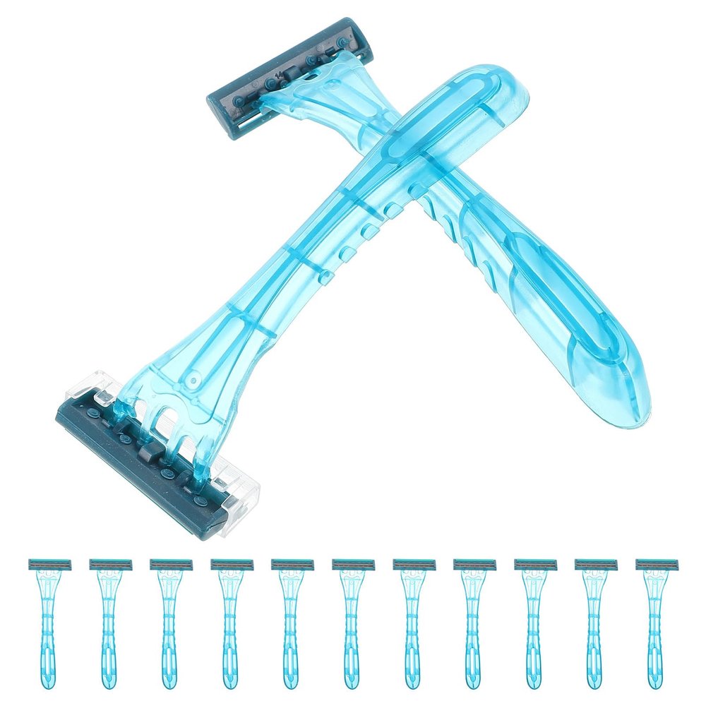 GAROZATION 20pcs Disposable Manual Hair Trimmers for Men and Women Body Shaver Travel Razor Suitable for Sensitive Skin
