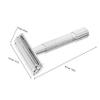 MAGICLULU Manual Shaving Razor Double Edge Beard Shaver Long Handle Stainless Steel Old Style Safety Razor for Men Face Hair Removal with Replaceable Blades view 2