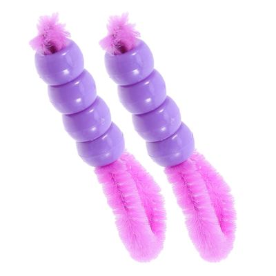 CLISPEED 2pcs Navel Cleaning Brush Small Belly Button Cleaner Tool with Soft Beads for Gentle Skin Care Suitable for Home and Travel Use