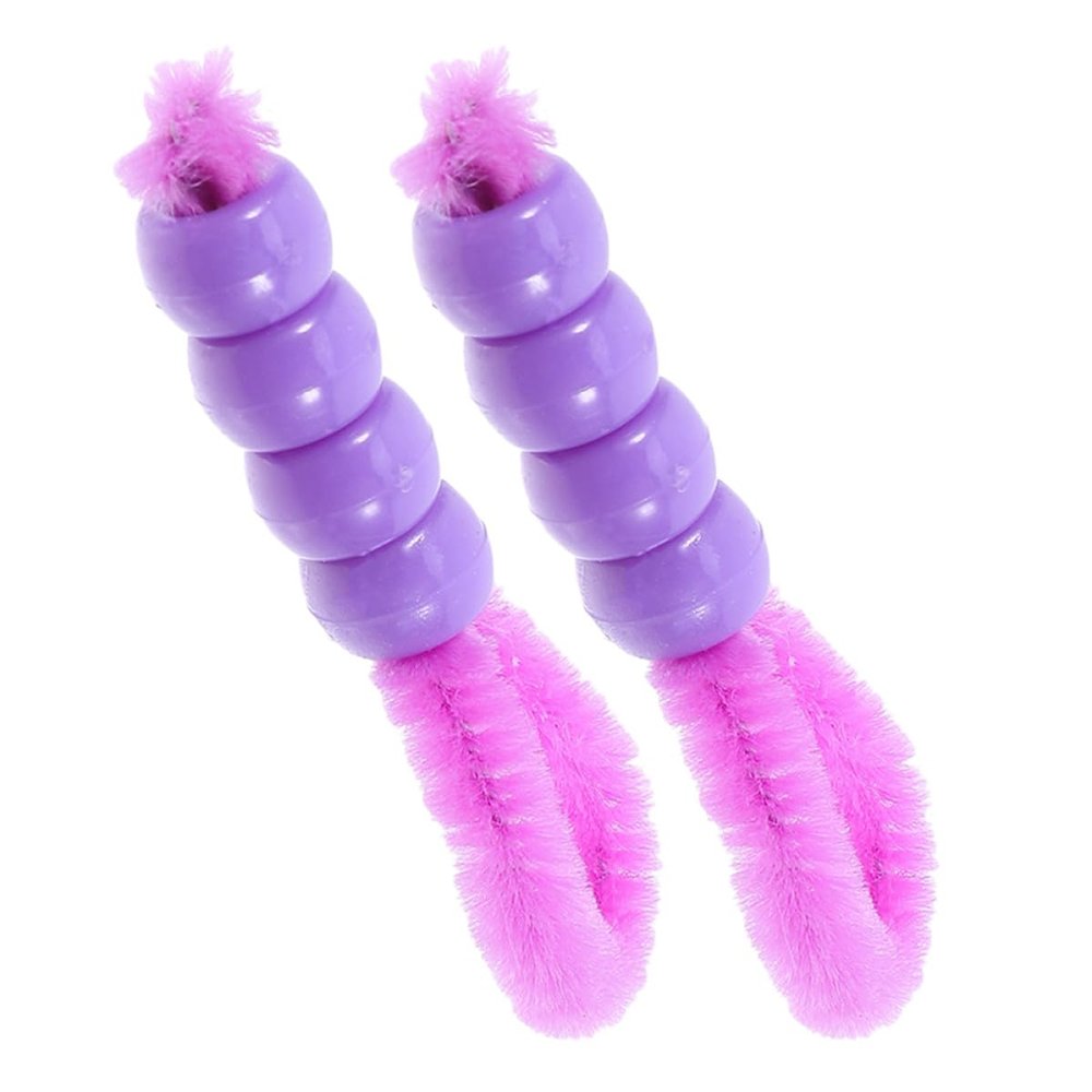 CLISPEED 2pcs Navel Cleaning Brush Small Belly Button Cleaner Tool with Soft Beads for Gentle Skin Care Suitable for Home and Travel Use