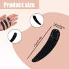 100 PCS Cosmetic Spatulas, Black Mini Makeup Spatula and Skin Spatula, Disposable Plastic Spatula for Cosmetics, Makeup Scoop for Skin Care Facial Cream Mask Sampling and Mixing view 2