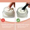 100 PCS Cosmetic Spatulas, Black Mini Makeup Spatula and Skin Spatula, Disposable Plastic Spatula for Cosmetics, Makeup Scoop for Skin Care Facial Cream Mask Sampling and Mixing view 3