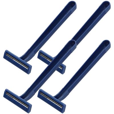 POPETPOP 24pcs Disposable Manual Razors for Men and Women, Single Blade Body Shaver Hair Removal Tool for Travel and Shower Use