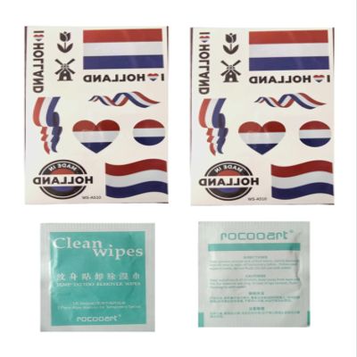 XIAOYATOUXIAOYATOU 2PCS Temporary Tattoo Stickers, Netherlands