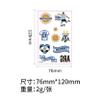 XIAOYATOUXIAOYATOU 2PCS Temporary Tattoo Stickers, Netherlands view 4