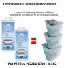 Electric Shaver Cleaning Liquid, Compatible For Braun CCR2/CCR4. Compatible For Philips HQ200/JC301. Compatible For Panasonic ES-LM56(4 pcs 1000ml) view 4