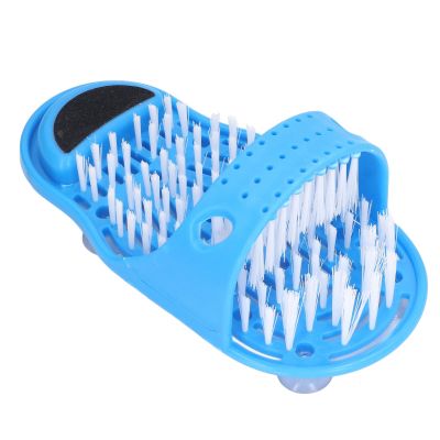 YUEHISY Foot Scrubber with Suction Cups Remove Dead Skin Massage Feet Cleaner for Bath Blue