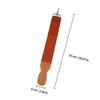 TOVINANNA Leather Razor Strop Dual Strap Sharpening Cloth for Straight Razor Barber Shaving Accessories Cowhide Sharpening Strap for Professional Use view 2