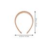 PRETYZOOM Raffia Hair Hoops for Women 4pcs, Lightweight Sponge Headbands, Boho Style Hair Accessories for Travel and Parties Color view 2
