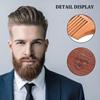 Housoutil Wooden Wide Tooth Beard Comb Small Pocket Detangling Comb for Men Facial Hair Grooming and Mustache Styling view 3