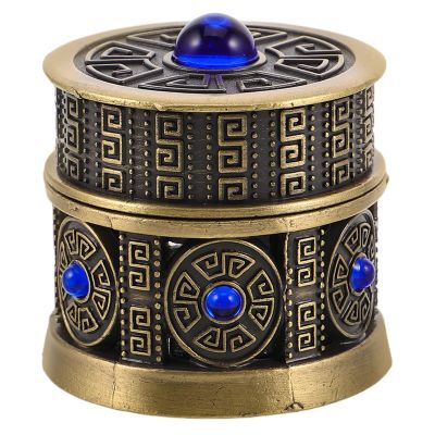POPETPOP Metal and Glass Cream Jar 10g Leak-proof Refillable Skincare Container with Lid for Travel and Makeup Storage