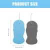 SOESFOUFU Dual-Sided Exfoliating Bath Sponge 2pcs Set Blue and Gray Soft Scrubbing Surfaces for Shower and Body Cleaning Bathing Supplies view 2