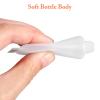 BESTonZON 50pcs 10ml Frosted Travel Squeeze Bottles for Toiletries, Reusable Empty Lotion and Shampoo Containers, Portable Cosmetic Refill Bottles for Travel and Daily Use view 4