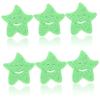 OKUMEYR 6pcs Star-Shaped Bath Sponges, Body Scrubbers, Portable Skin Cleaning Sponges Made of Wood Pulp, Gentle Exfoliating Bathing Supplies view 1