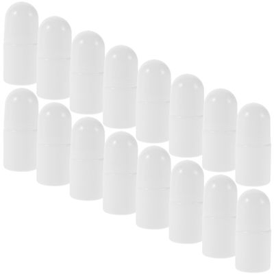 ABOOFAN 30pcs 50ml Plastic Roller Oil Bottles Leak Proof Refillable Roll on Bottles for Essential Oils Perfumes Deodorant Portable Travel Cosmetic Containers