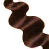 Chocolate Color Light Brown Body Wave Bundles Human Hair Brazilian Hair Extensions Sew In 9A Grade 100% Unprocessed Virgin Remy Human Hair Weave Extensions (Body 4#, 10 10 10) view 3