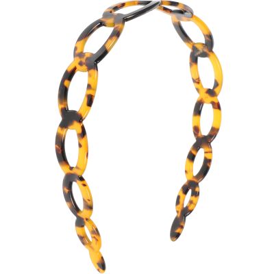 KAILIKETIY Vintage Tortoiseshell Headband Non-slip Decorative Hair Hoop for Women, Acetate Material Face Washing Hairband Suitable for Skincare and Shower Use
