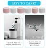 Abaodam Refillable Plastic Makeup Jars 10pcs Small 3g Cosmetic Cream Lotion Containers with Lids Travel-friendly Refillable Body Scrub Sample Storage Jars for Skincare view 3