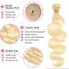 Vinmdonm Blonde Bundles Human Hair 613 Body Wave 3 Bundles 18 20 22 inch Unprocessed Brazilian Virgin Hair 613 Blonde Body Wave Bundle Total 150g view 3