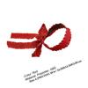 VILLFUL 2pcs Women Ribbon Hairbands Red Headbands with Scarf Design Hair Hoops Hair Accessories for Daily Wear and Spa Use view 2