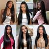 1B Natural Clip in Hair Extensions,16 Inch Soft Real Human Hair 120g 7pcs,Brazilian Remy Natural Black Clip ins,1B Straight Clip ins Hair Extensions view 2