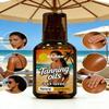 BAIRAX Intensive Tanning Oil, Natural Tan Accelerator, Non-Greasy Water-Resistant Formula with Carrot & Coconut Oil view 2