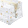 Aetherize Floral Transparent Cosmetic Bag Waterproof Zippered Toiletry Bag Cute Clear Pencil Case - Daisy cute toiletry view 4