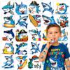 108 PCS Shark Temporary Tattoos for Kids Shark Birthday Party Decorations view 1