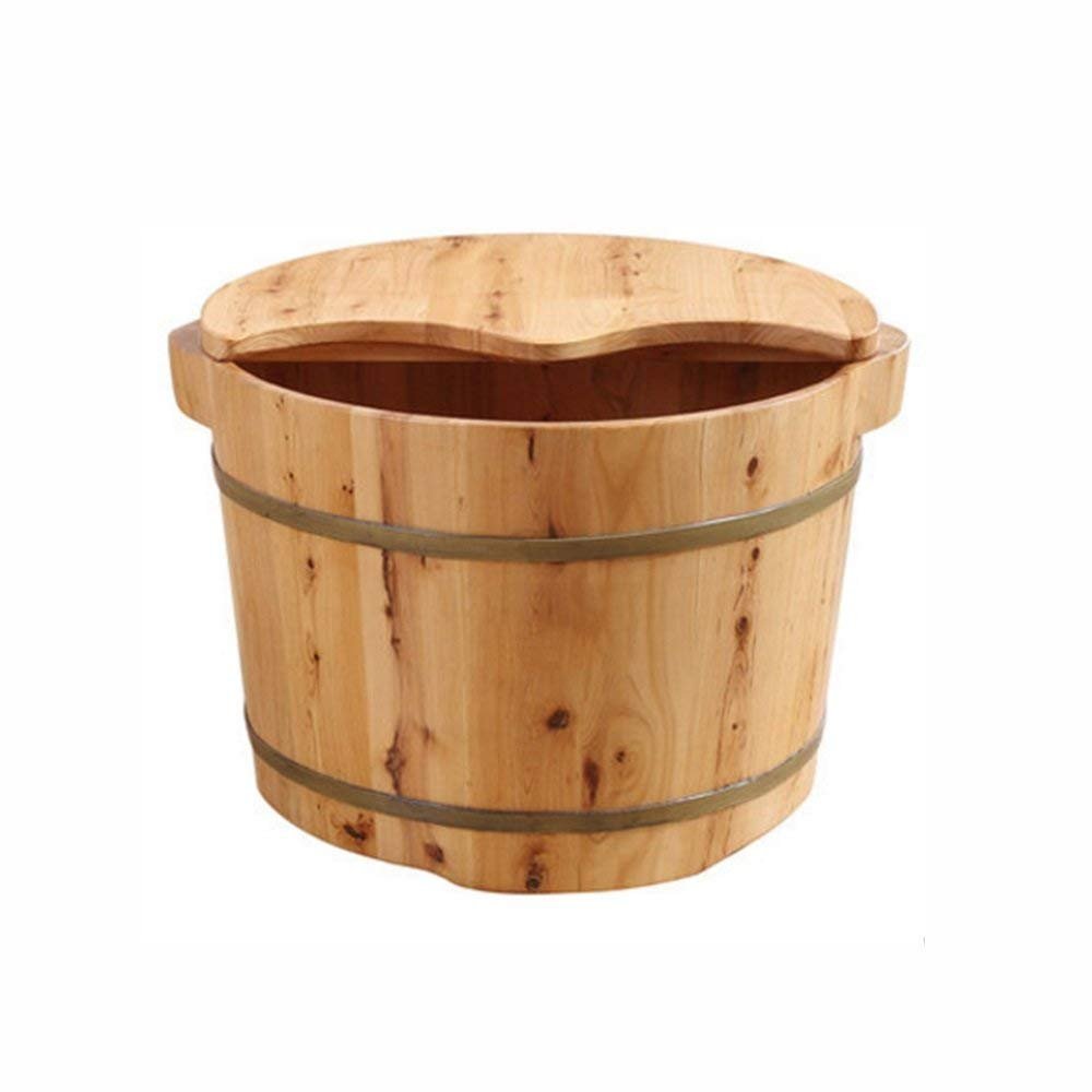 Wooden Capping Constant Temperature Health Care Foot Tub Foot Bath Barrel Foot Tub Cedar Footbath Foot Basin Foot massage