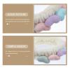 2pcs Love-shaped Facial Hair Bands Washing Headbands Soft Elastic Hair Ties for Women Shower and Skincare Use view 3