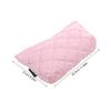 Alipis Quilted Embroidered Makeup Bag Small Travel Cosmetic Organizer Pouch Portable Cosmetic Storage Bag for Women Pink view 2