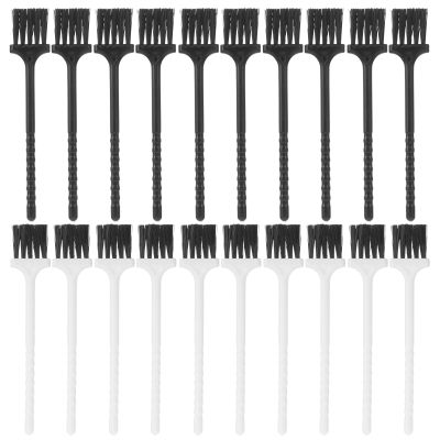 Alipis 20pcs Mens Electric Shaver Cleaning Brushes Long Handle, Narrow Crevice Hair Clipper Grooming Brush for Precise Razor Maintenance and Hair Removal
