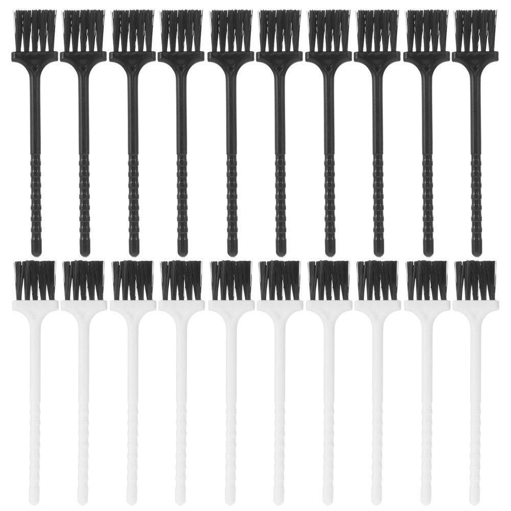 Alipis 20pcs Mens Electric Shaver Cleaning Brushes Long Handle, Narrow Crevice Hair Clipper Grooming Brush for Precise Razor Maintenance and Hair Removal