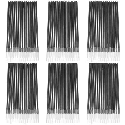 IMIKEYA 200pcs Fine Eyeliner Makeup Brushes with White Fiber Tips, Small Angled Eye Shadow Applicator Wands for Precise Eyeliner Application and Detailed Eye Makeup for Women