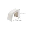 Beatifufu Home Pedicure Shower Footrest Stool Beige 37x28x16.5cm Non-Slip Sturdy Shower Foot Rest for Bathroom Shaving Legs and Manicure Use view 2