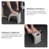 Beatifufu Home Pedicure Shower Footrest Stool Beige 37x28x16.5cm Non-Slip Sturdy Shower Foot Rest for Bathroom Shaving Legs and Manicure Use view 3