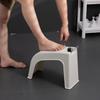 Beatifufu Home Pedicure Shower Footrest Stool Beige 37x28x16.5cm Non-Slip Sturdy Shower Foot Rest for Bathroom Shaving Legs and Manicure Use view 4