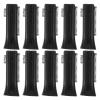 SAFIGLE 10pcs Electric Eyebrow Razor Blades Replacement, Black Dual-head Trimmer Accessories for Personal Face Razor, Compatible Eyebrow Trimmer Parts for Womens Facial Hair Removal view 1