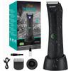 Body Hair Trimmer for Men - Pubic Hair Trimmer with Ceramic Blade Heads, Ball Shaver for Private Parts with LED Light, Body Shavers Groomer IPX7 Waterproof view 1