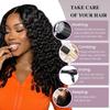 Burmese Curly Bundles Human Hair 12 14 16 inch 3 Bundles Water Wave Human Hair Bundles Extensions for Women 3C4A Spiral End Black Color view 4