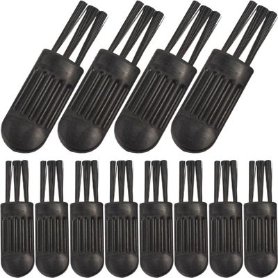 NOLITOY 100pcs Mini Razor Cleaning Brush Electric Shaver Hair Trimmer Cleaner Tool Small Hair Clipper Brush for Men's Shave Grooming Maintenance