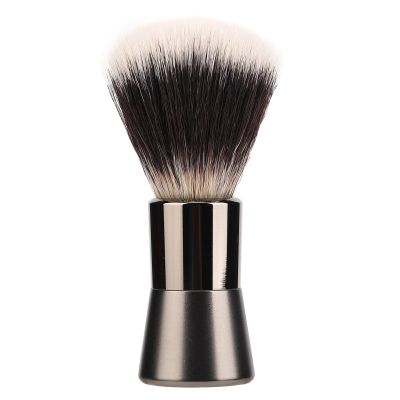 Men's Professional Shaving Brush, Beard Shaving Brush with Soft Nylon and Aluminum Alloy Handle, Ergonomic Design for Rich Lather, Portable Face Grooming Tool for Home Travel