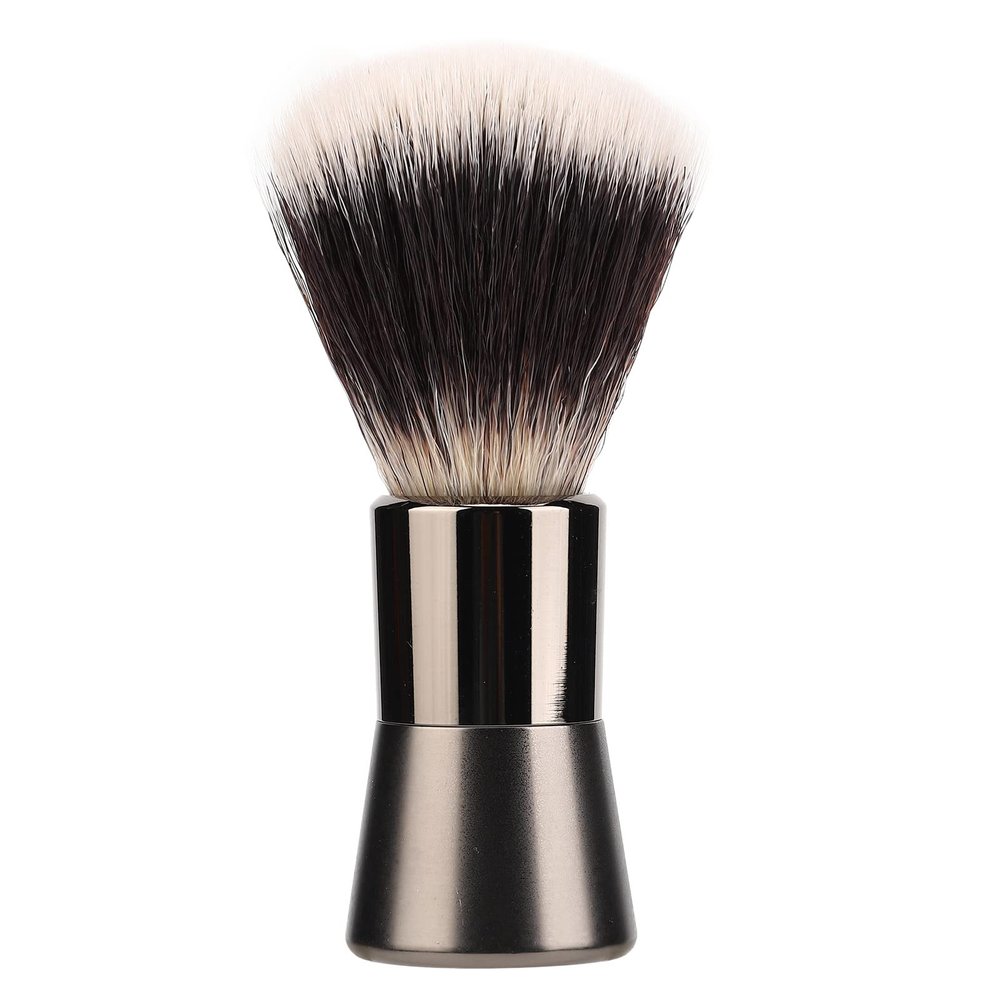 Men's Professional Shaving Brush, Beard Shaving Brush with Soft Nylon and Aluminum Alloy Handle, Ergonomic Design for Rich Lather, Portable Face Grooming Tool for Home Travel