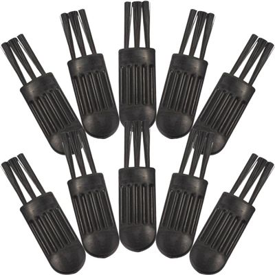 Alipis 100pcs Black Hair Trimmer Brush and Razor Cleaning Brush Mini Portable Shaver Cleaning Tool for Electric Shaver Maintenance and Facial Hair Grooming