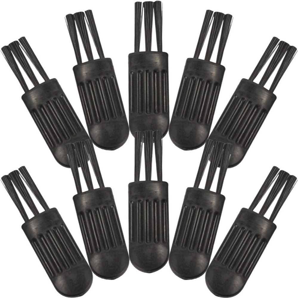 Alipis 100pcs Black Hair Trimmer Brush and Razor Cleaning Brush Mini Portable Shaver Cleaning Tool for Electric Shaver Maintenance and Facial Hair Grooming