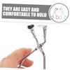 GOOHOCHY 2pcs Eyelash Curlers Lash Curling Tools Eye Curler for Makeup Cosmetic Tools with Chrome Silver and Rose Gold Finish for Women view 3